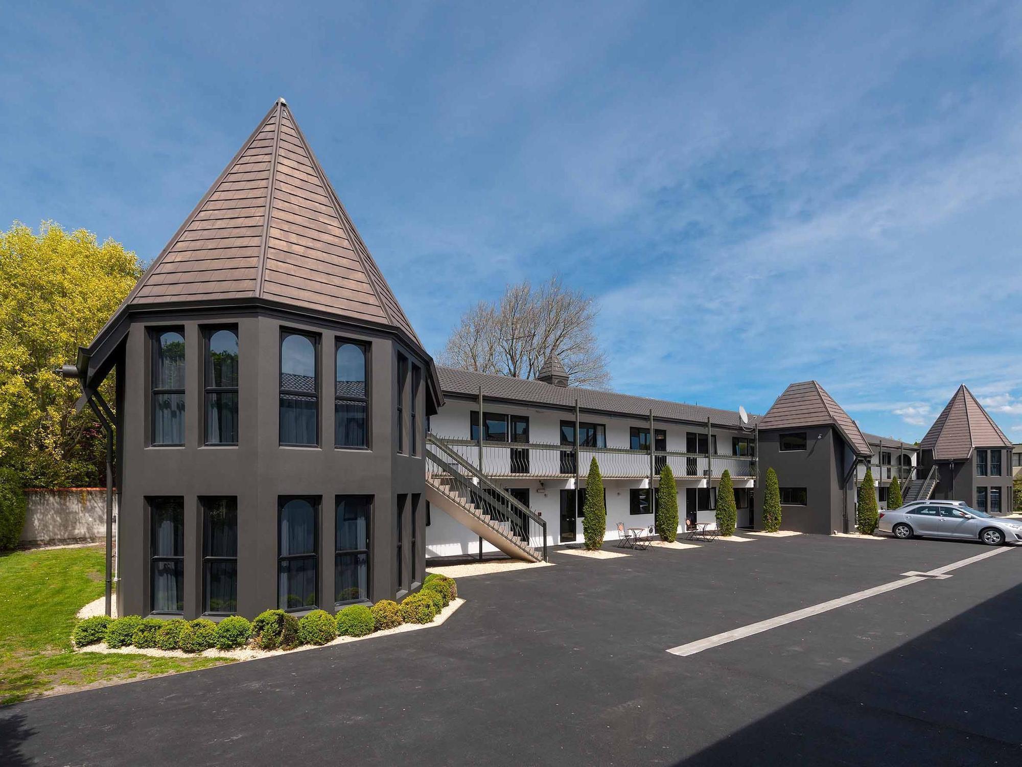 The Towers On The Park Hotell Christchurch Exteriör bild